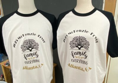 Custom Family Reunion T Shirts - B&G Prints Custom Work