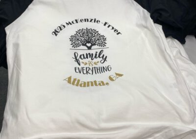 Family Reunion Screen Print Design - B&G Prints Custom Work